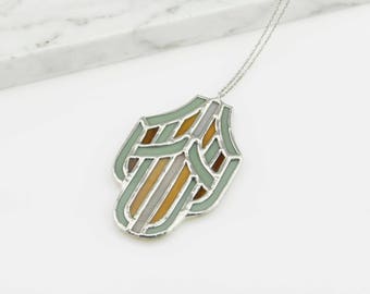 Stained Glass Pendant No. 3