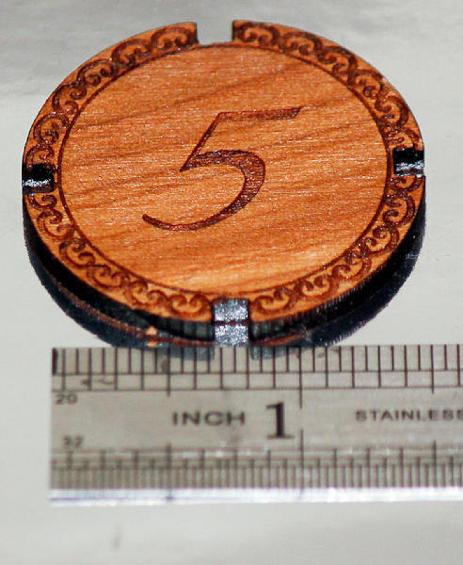 Wooden Poker Chipscustom Engraved Game Wood Coinscasino Game Etsy