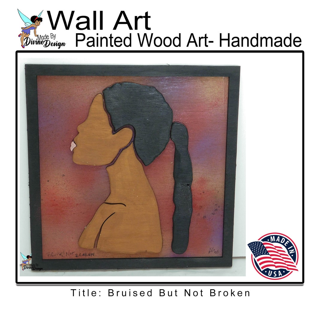 African Wood Art Wooden Carved Art Handmade Wood Art Etsy