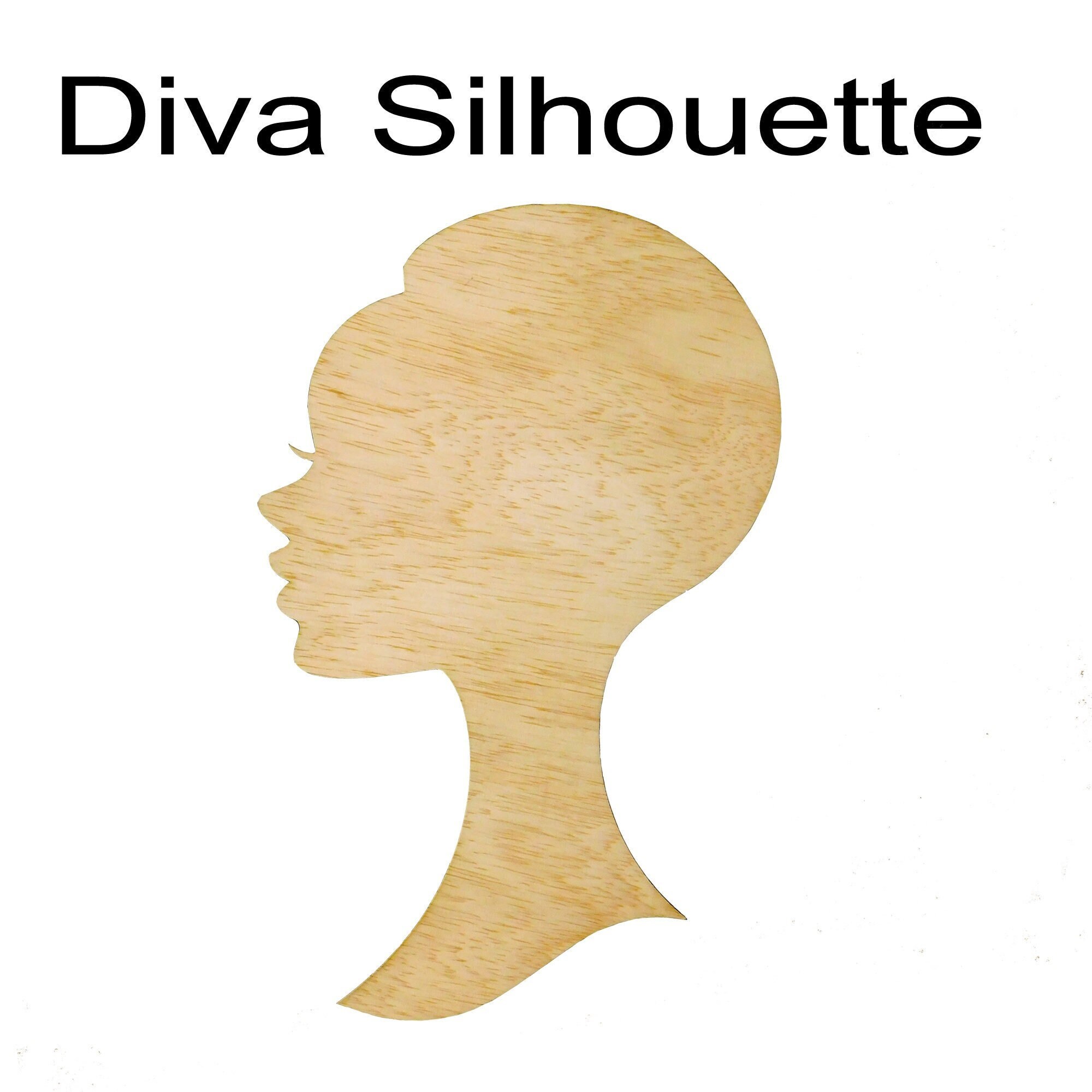 Diva Wreath Silhouette - Etsy