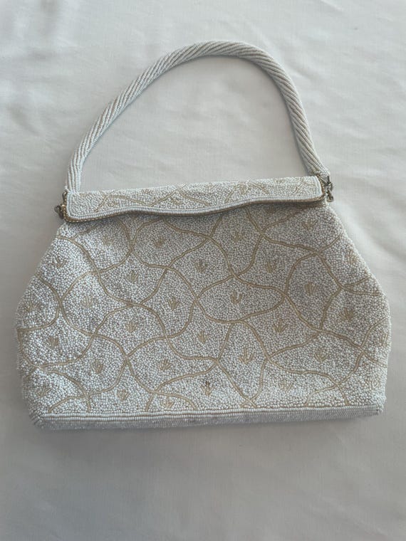 Vintage Seed-Beaded Purse