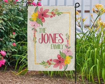 Personalized Garden Flag - Custom Yard Decor for Every Season