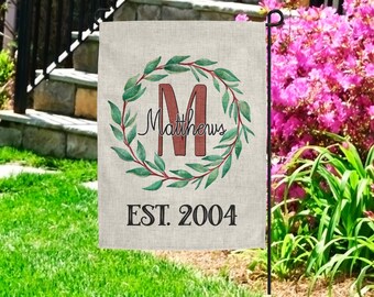 Personalized Garden Flag - Custom Yard Decor for Every Season