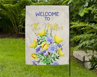 Personalized Garden Flag - Custom Yard Decor for Every Season