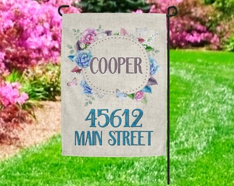 Personalized Garden Flag - Custom Yard Decor for Every Season