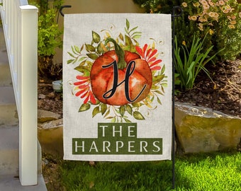 Elegant Autumn Garden Flag - Custom Fall Decor