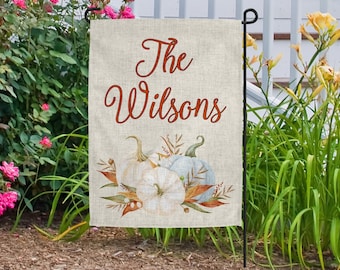 Elegant Autumn Garden Flag - Custom Fall Decor