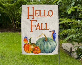 Elegant Autumn Garden Flag - Custom Fall Decor