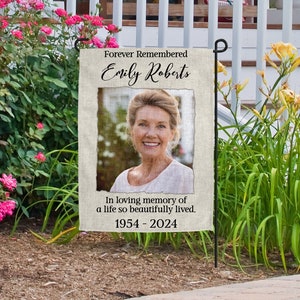 Memorial Garden Flag: Personalized In Loving Memory Gift