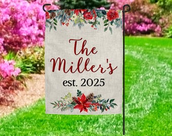 Personalized Garden Flag – Family Name Yard Decor