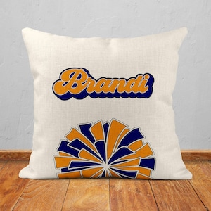 Cheerleader Pillow Cover - The Perfect Team and Cheer Mom Gift!