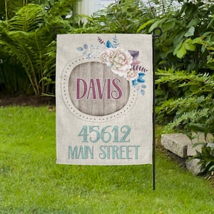 Personalized Garden Flag - Custom Yard Decor for Every Season