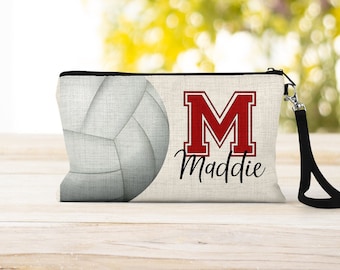 Volleyball, Volleyball Gift, Volleyball Team, Volleyball Bag, Cosmetic Bag, Team Gift, Gift For Her, CO50