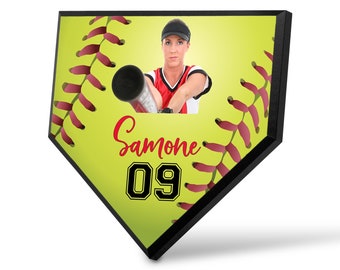 Personalized Softball Home Plate Award: Coach & Senior Gift