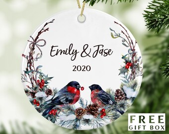 Our First Christmas Engaged Ornament - Couples & Family Christmas Tree Keepsake