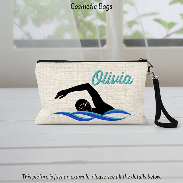 Swimmer Cosmetic Bag - Perfect Team Gift for Her