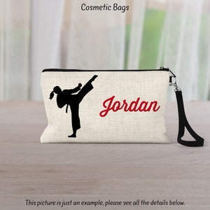 Martial Arts Cosmetic Bag - Perfect Karate Gift for Her & Team Gifts