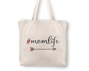 Mom Life, Momlife, Gift for Mom, Gift for Her, Tote Bag Quote, Tote Bag, Canvas Tote Bag, Canvas Bag, Shoulder Bag, Quote, TG07