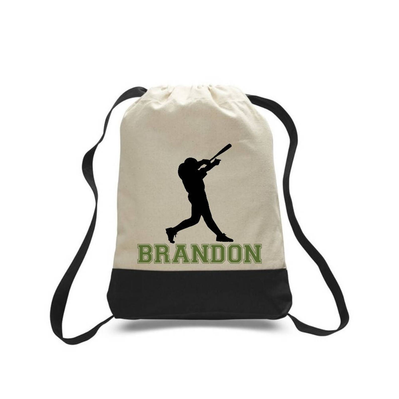 Baseball Gifts Baseball Bag Baseball Drawstring Bag Team Etsy