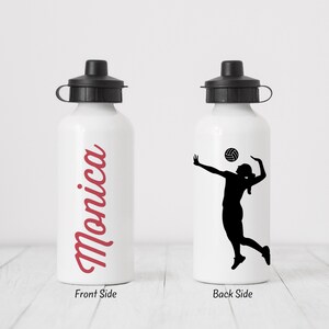 Sports Water Bottle Personalized, Sports Water Bottle, Volleyball