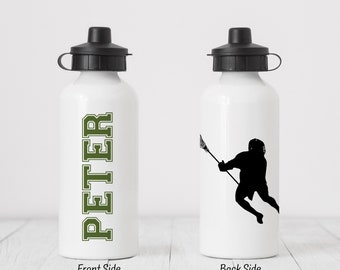 Lacrosse Gift, Lacrosse Water Bottle, Lacrosse Team, Team Gifts, Personalized Water Bottle, Sports Water Bottle, Water Bottle, SB15