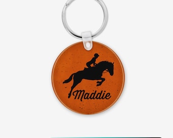 Equestrian Keychain: Personalized Horse Lover Gift