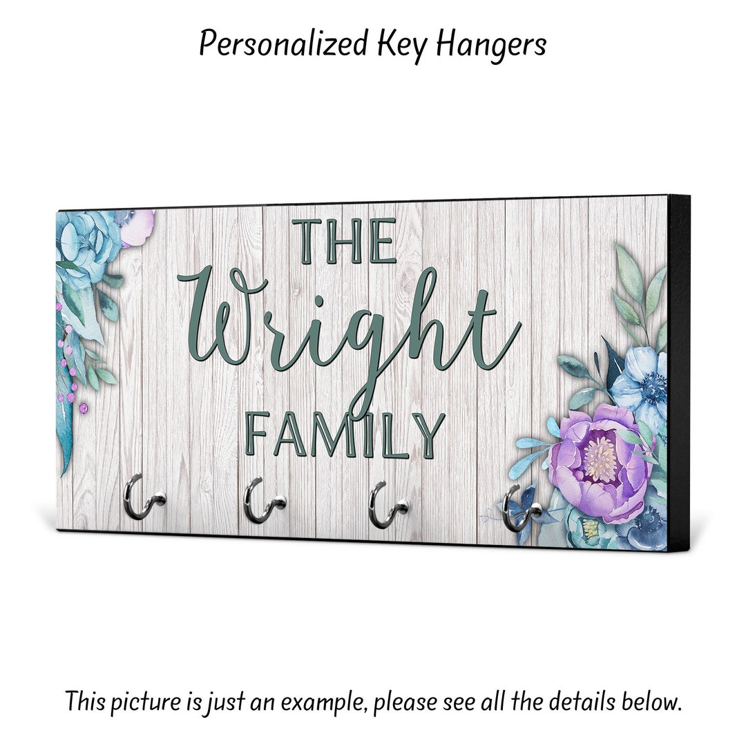 Boho, Key Holder for Wall, Wedding Gift, Gift for Her, Anniversary Gift ...