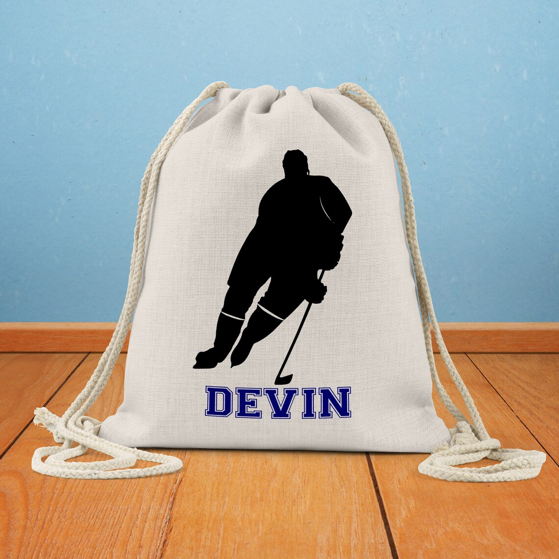 Hockey Gift Hockey Bag Hockey Drawstring Bag Team Gifts Etsy