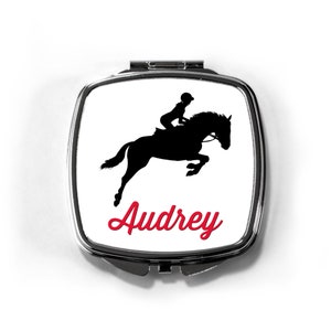 Equestrian Makeup Mirror - Perfect Gift for Horse Lovers