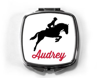 Equestrian Makeup Mirror - Perfect Gift for Horse Lovers