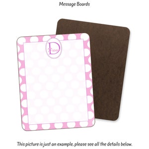 Personalized dry erase board, custom memo board, Dorm room decor, to do list, dry erase shopping list, menu board, MB05