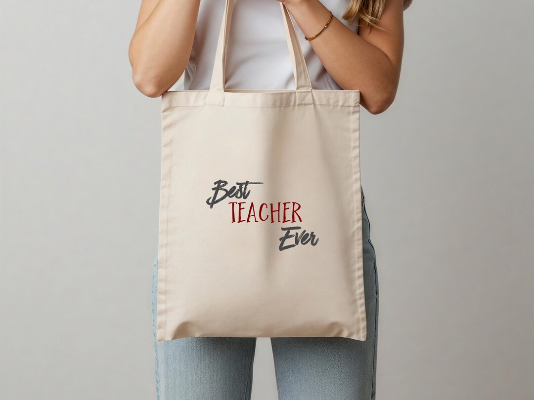 Personalized Teacher Tote Bag – Custom Appreciation Gift for Your ...