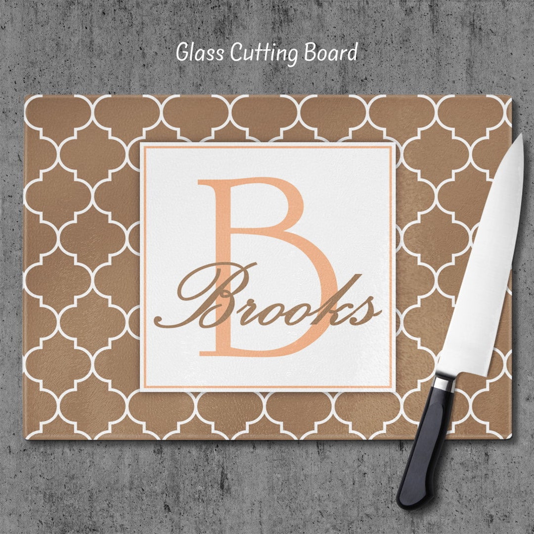 Cutting Board, Glass Cutting Board, Personalized Cutting Board, Wedding