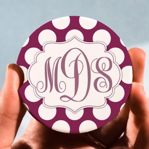 Personalized Car Coaster Set: Custom Initial Car Decor