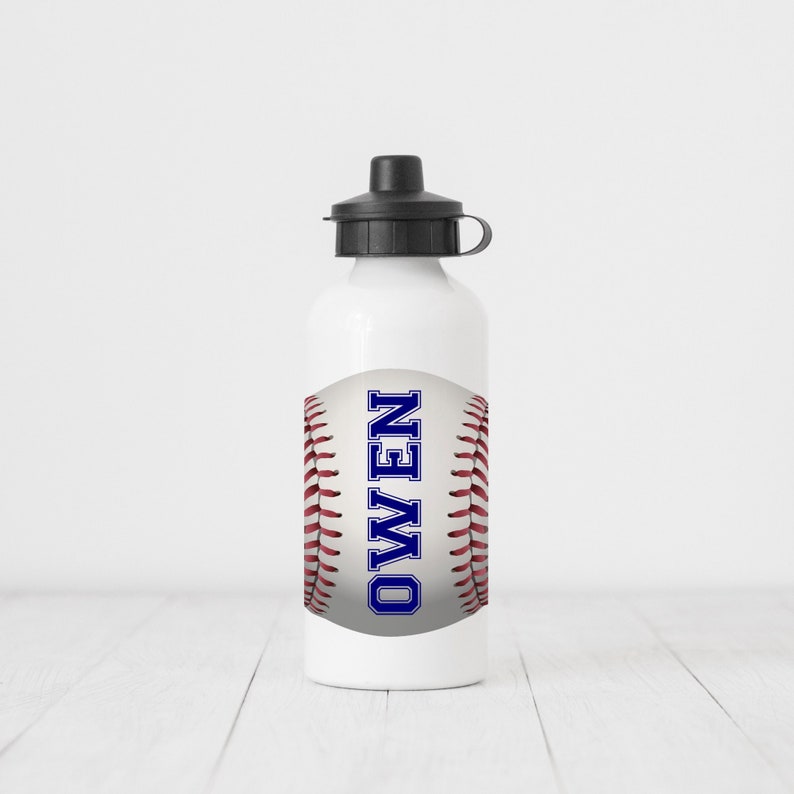 Baseball, Baseball Gifts, Baseball Water Bottle, Team Gifts, Sports Water Bottle, Personalized Water Bottle, Customer Water Bottle, SB01 