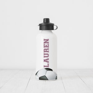 Soccer Gift, Personalized water bottle, soccer water bottle, water bottle, Team Gifts, sports water bottle, custom water bottle, SB26