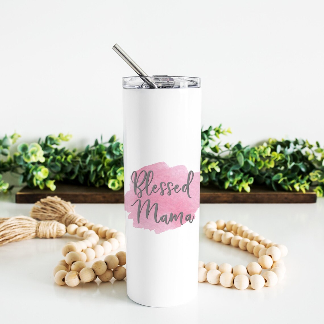 Blessed Mama Gift for Her Skinny Tumbler Mothers Day Gift - Etsy