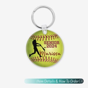 Softball Keychain – Perfect Softball Gift & Coach Gift