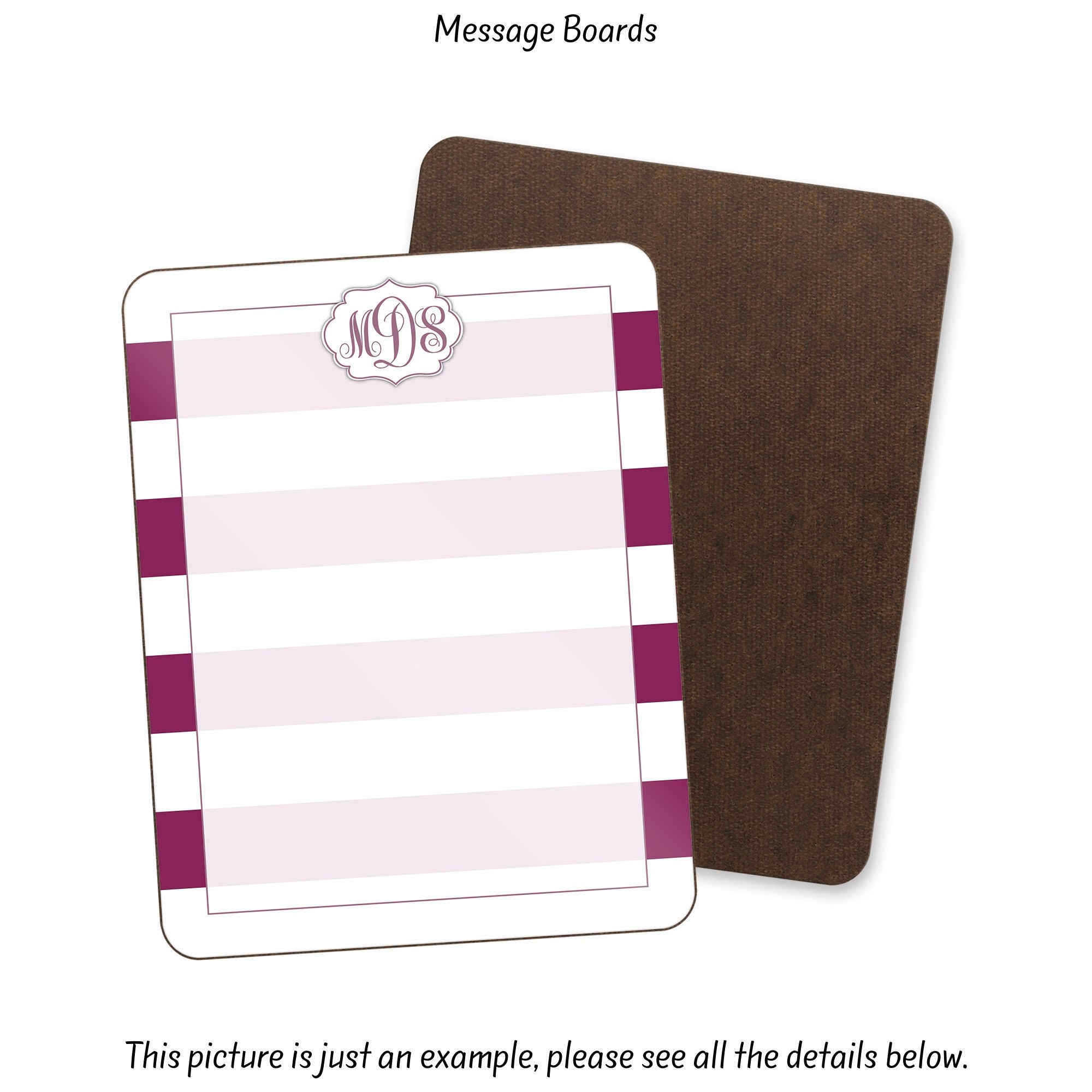 Personalized Dry Erase Board Custom Memo Board Dorm Room Etsy