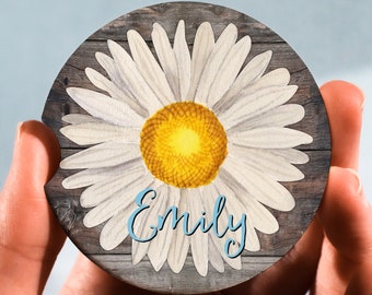 Daisy Car Coasters Gift for Her Mothers Day Gift Wedding Favors Best Friends Gifts Graduation Gift Gifts for Mom Sister Gift, CC81