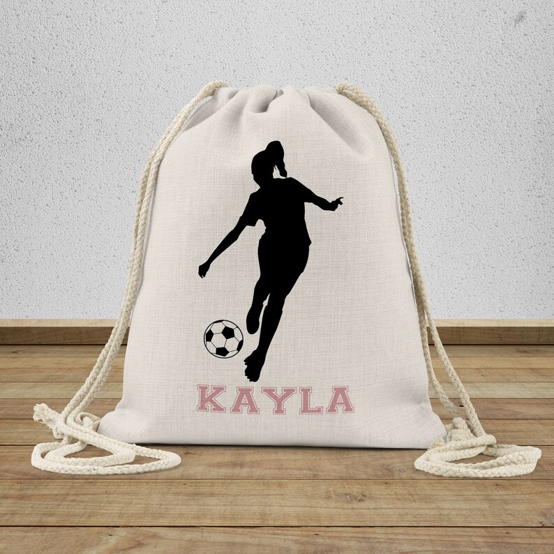 Soccer Gift Soccer Bag Soccer Drawstring Bag Team Gifts Etsy
