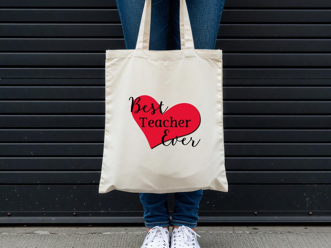 Personalized Teacher Tote Bag – Custom Appreciation Gift for Your ...
