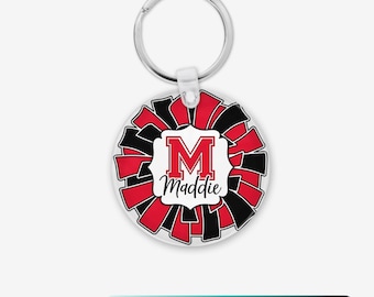 Llavero personalizado de animadora: Regalo de animadora de acrílico