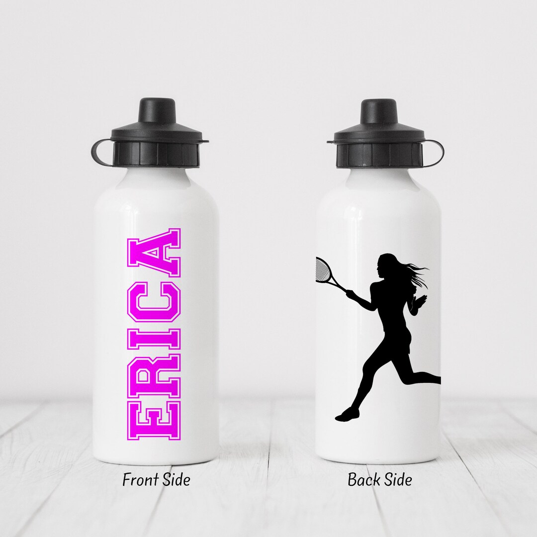 Tennis Gift, Gift for Her, Tennis Water Bottle, Tennis Team, Team Gifts