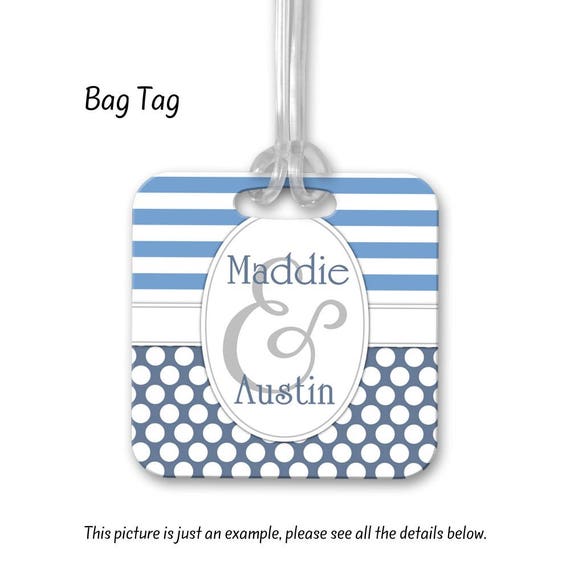 Bag Tag Luggage Tag Custom Luggage Tag Gifts for Her Etsy