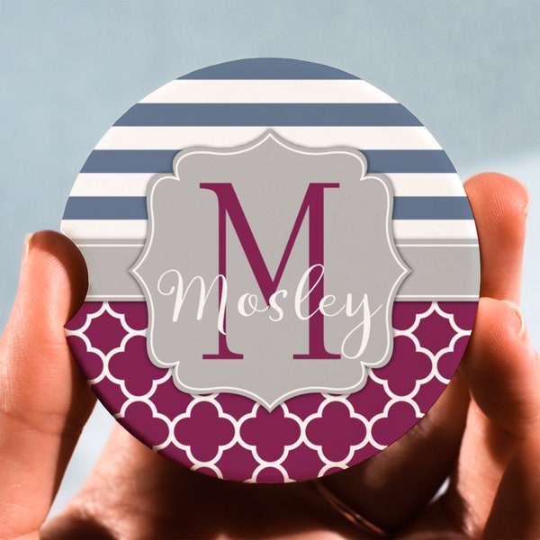 Custom Cute Car Coaster Set – Personalized Car Decor Accessories