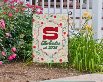 Personalized Garden Flag – Family Name Yard Decor