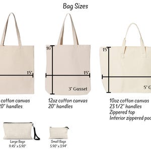 a tote bag size guide