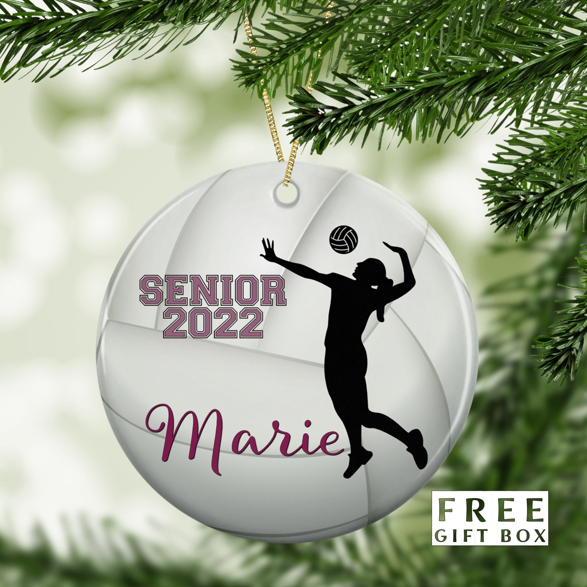 Discover Volleyball Christmas Ornaments