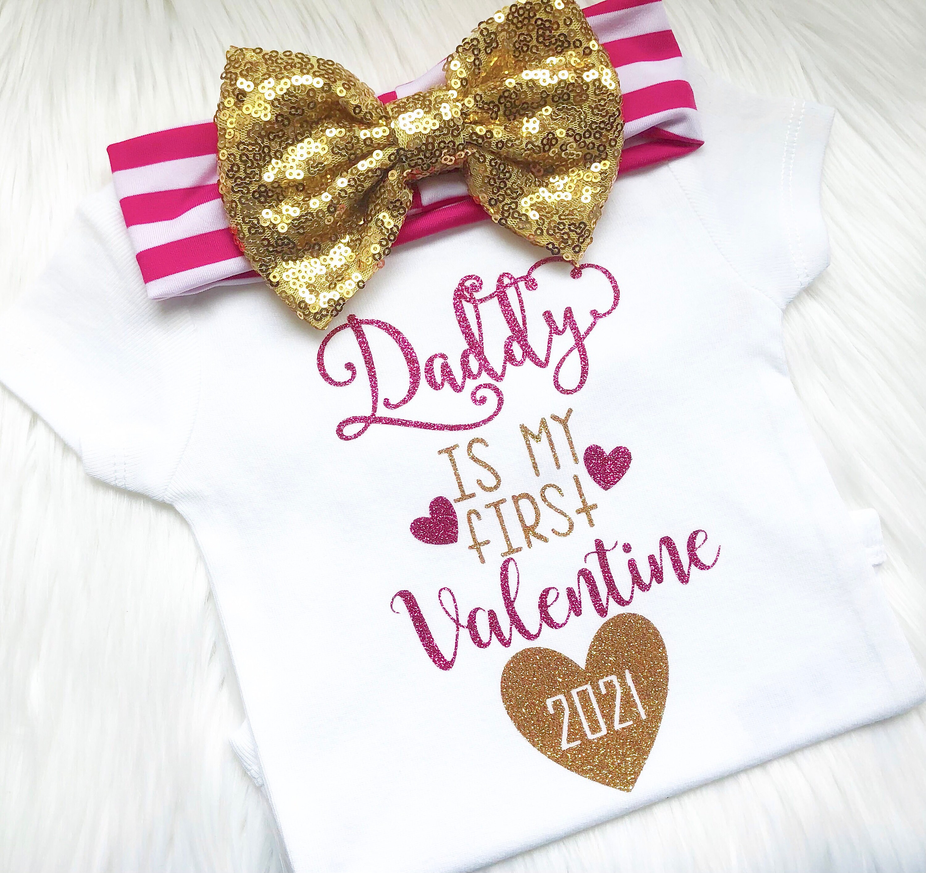 Valentine's day outfit, Daddy is my first Valentine, sweetheart, …